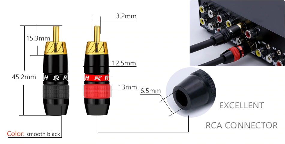 RCA connector from AliExpress